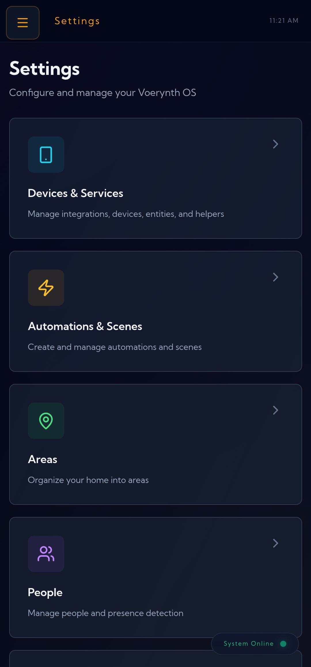 Vœrynth OS Mobile View 9